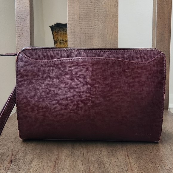 Vintage Leather Burberry Clutch - Picture 1 of 16